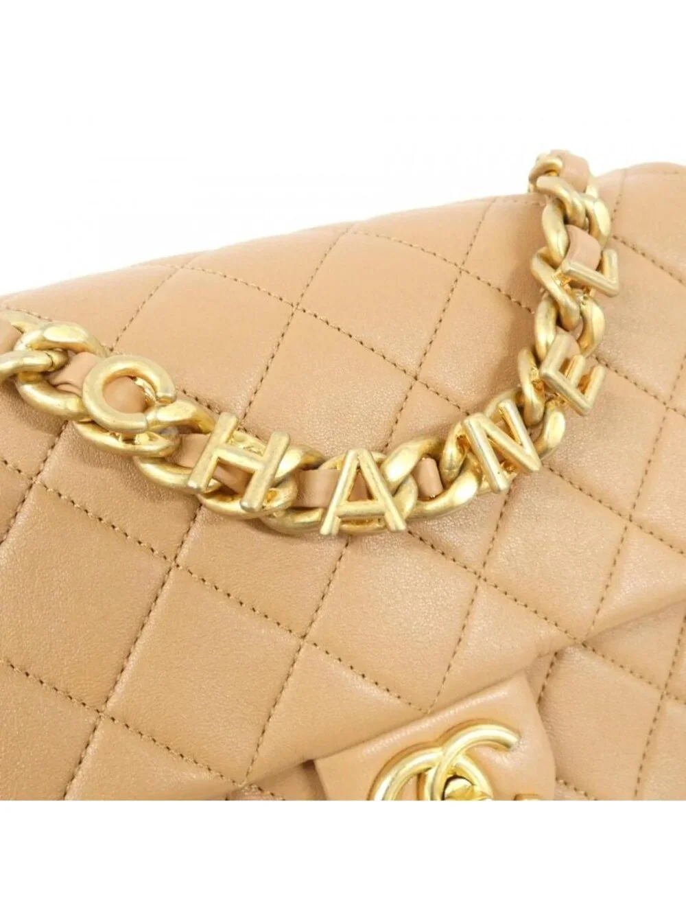 Chanel Shoulder Bag Beige